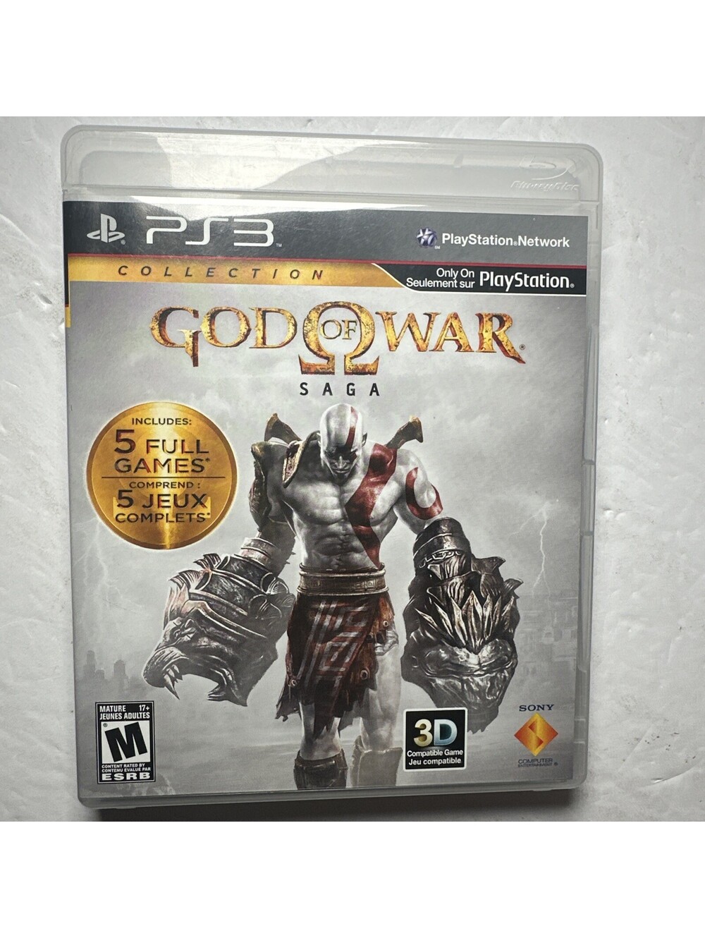 God of War Saga Collection PS3 Complete 2 Discs + Insert